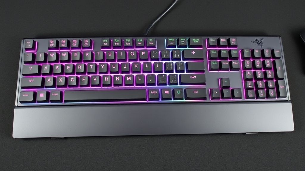 雷蛇黑寡妇V4低矮版键盘评测：超薄设计下的游戏利器